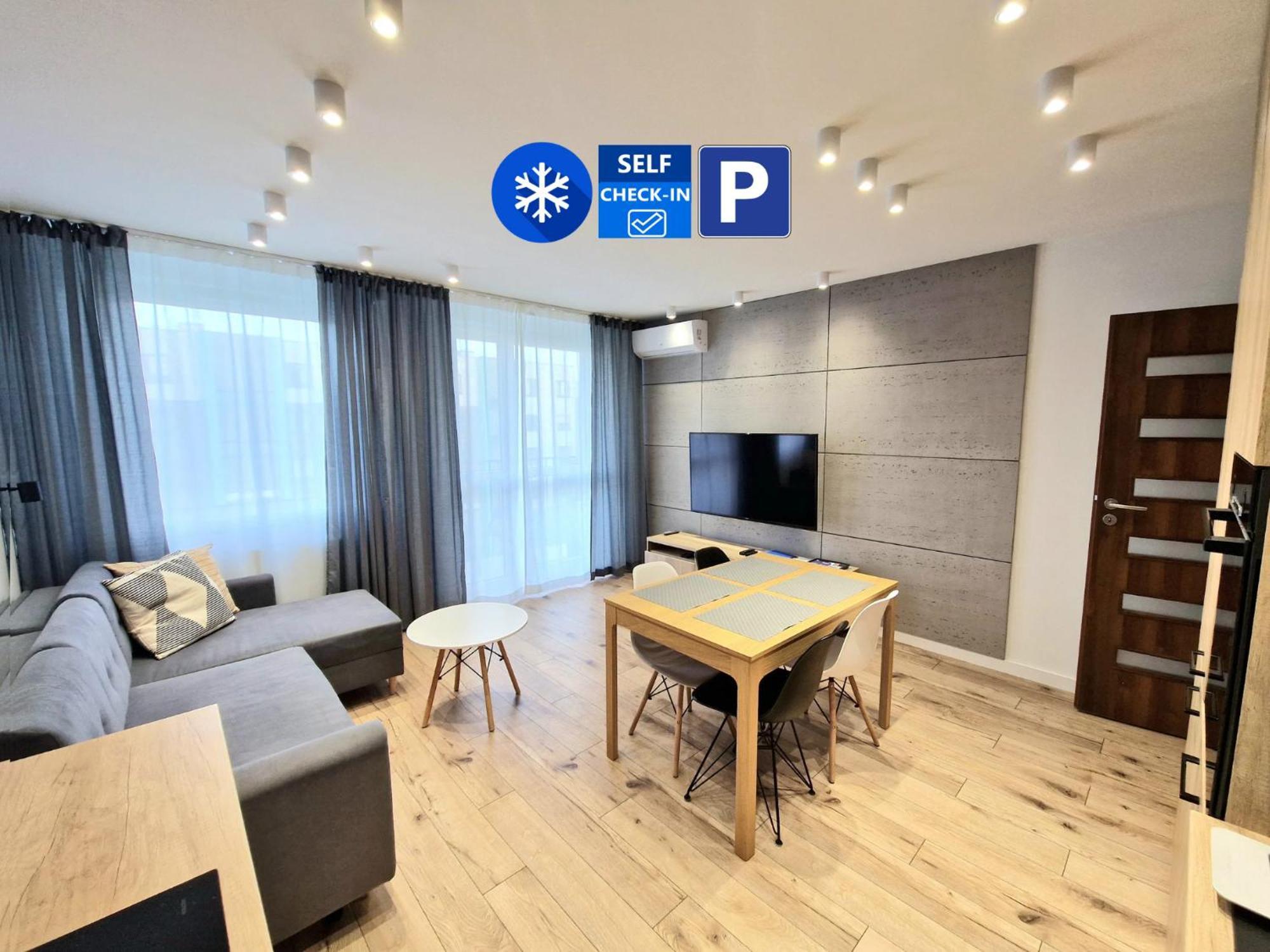 Tesorio Apartment Wroclaw - Ac, Free Parking, Wifi, Self Check-In 24H, Klimatyzacja Вроцлав Экстерьер фото